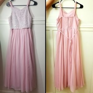 Pink Beaded and Jeweled Prom Formal Dress